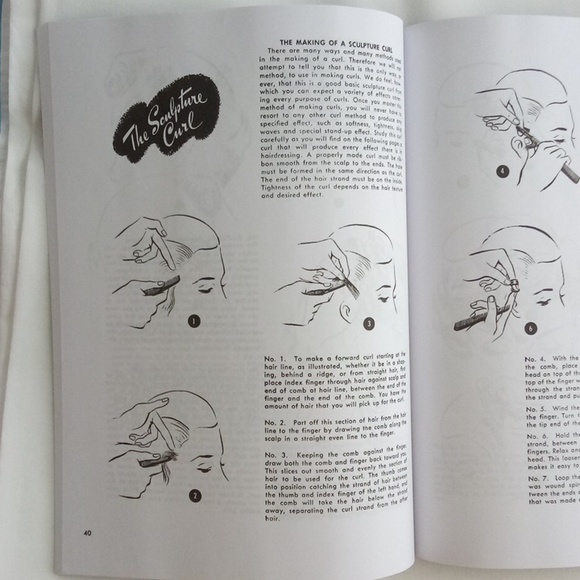 MYSTERY OF HAIRSTYLING Vintage Cutting, Finger Waving... 1950's Retro Styles - Picture 8 of 16